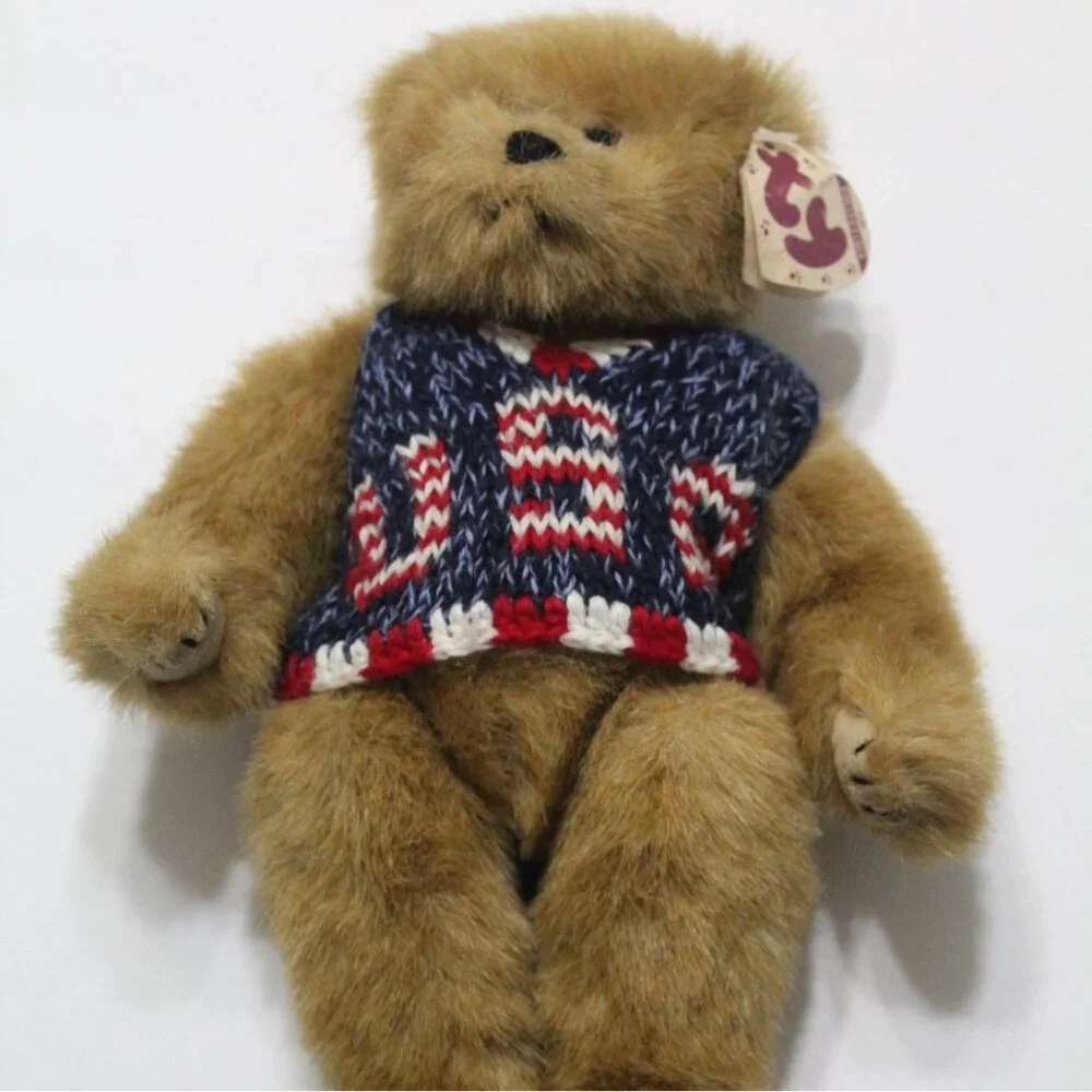 NWT TY Collection Digby Bear Style 6013 Designed by Linda Harris-1993- USA Red W